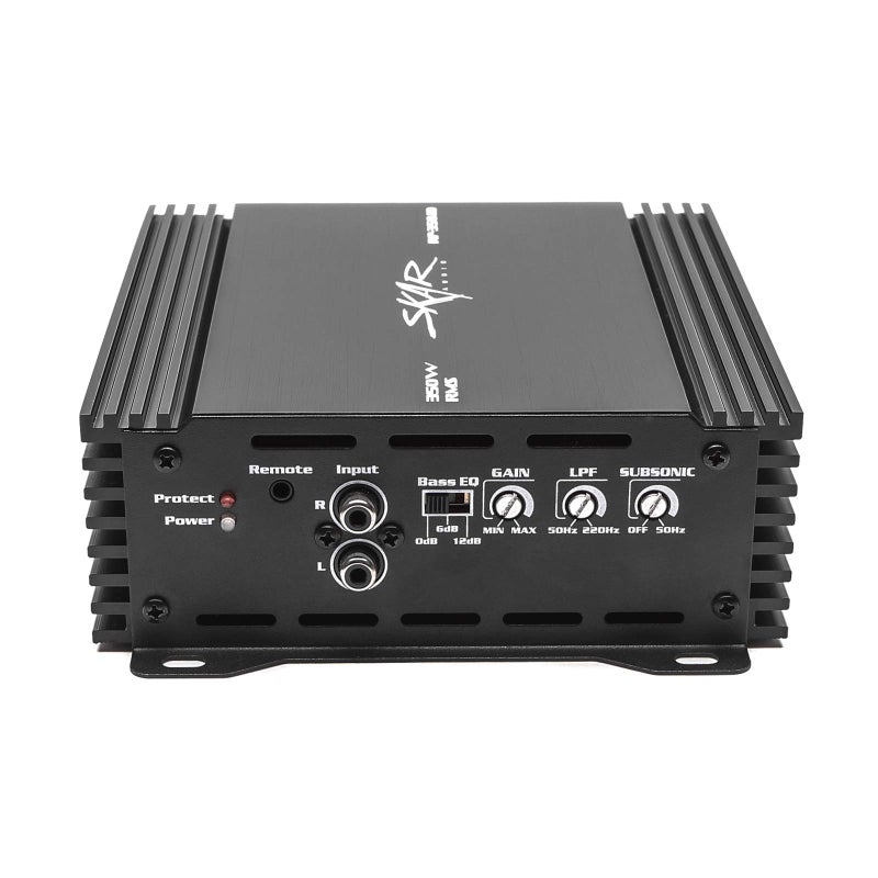 Skar Audio RP-350.1D Monoblock Class D MOSFET Amplifier with Remote Subwoofer Level Control, 350W - Image 2