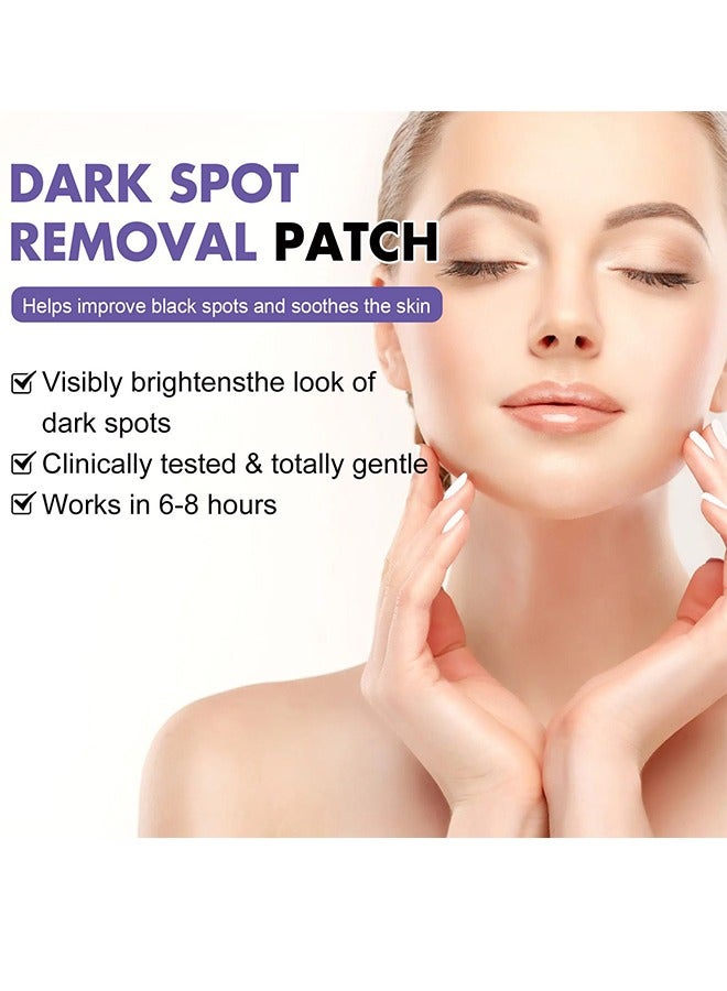 إيلهو لاصقات مضادة للنمش - لاصقات لإصلاح الوجه - لاصقات للبقع الداكنة - لاصقات للوجه غنية بفيتامين سي والنياسيناميد. مناسبة لفرط تصبغ الوجه والجسم، وتفتيح الكلف والنمش وبقع الشمس، وتوحيد لون البشرة، وبقع الشيخوخة، 144 قطعة. - Image 2