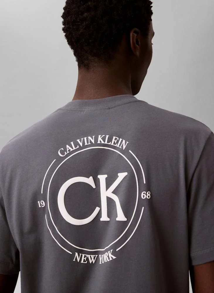 Calvin Klein Jeans  Embroidered Logo T-shirt for Men | Best Price UAE