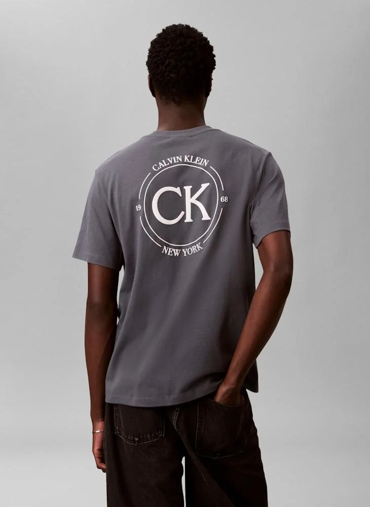 Calvin Klein Jeans  Embroidered Logo T-shirt for Men | Best Price UAE