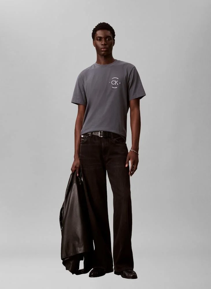 Calvin Klein Jeans  Embroidered Logo T-shirt for Men | Best Price UAE