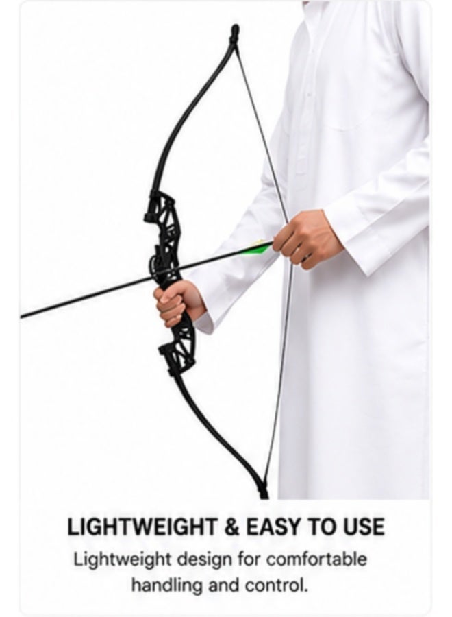 Adult's Recurve Bow and Arrow Set 30 pounds, Complete set of accessories, easy to assemble - Image 2