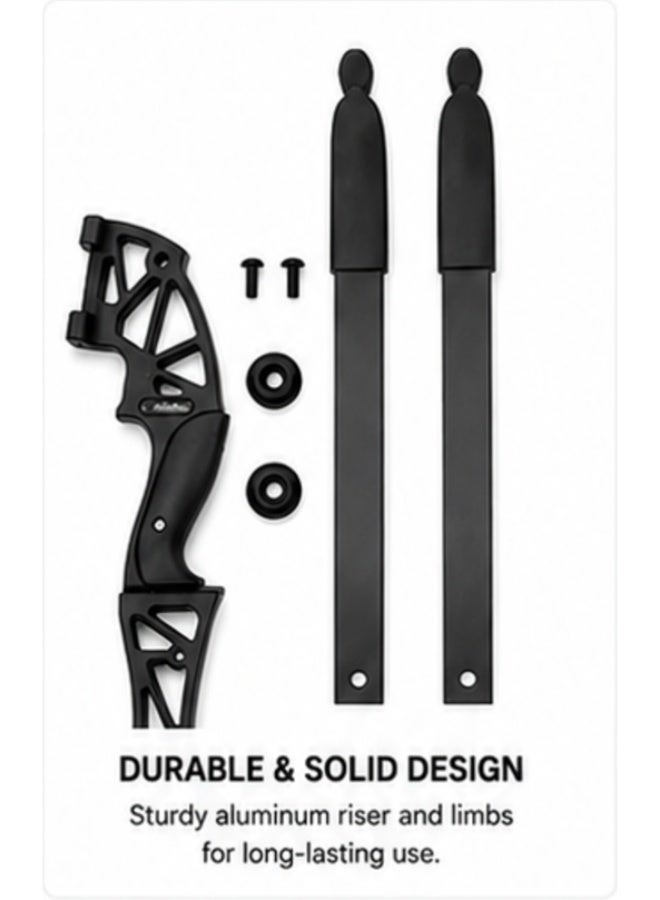 Adult's Recurve Bow and Arrow Set 30 pounds, Complete set of accessories, easy to assemble - Image 4