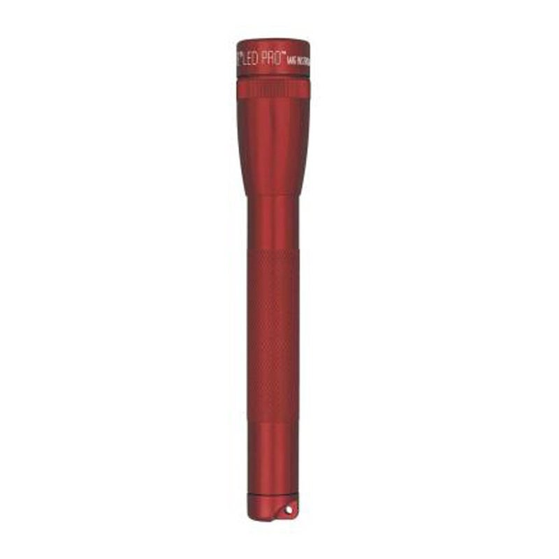 Maglite Mini Incandescent 2Cell AA Flashlight Red
