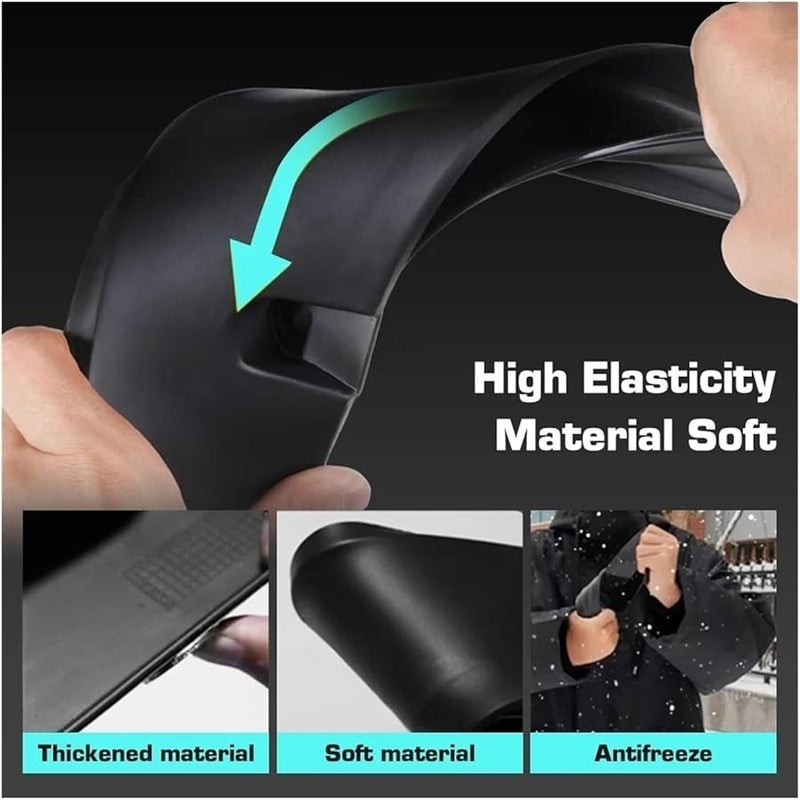 جيلي مونجارو 2021 2022 2023 مجموعة واقيات الطين الأمامية والخلفية الحامية من الرش أسود - Image 5