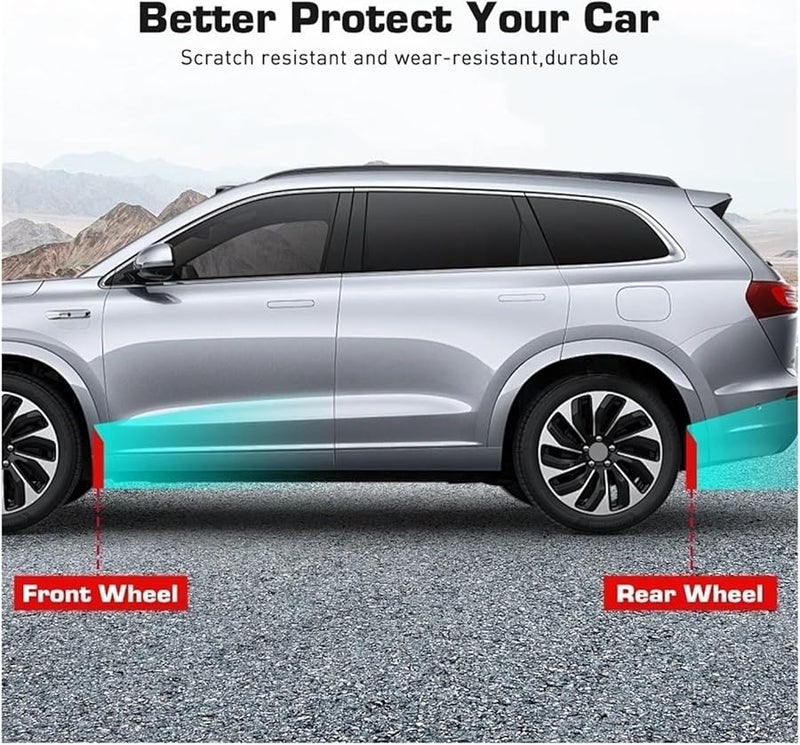 جيلي مونجارو 2021 2022 2023 مجموعة واقيات الطين الأمامية والخلفية الحامية من الرش أسود - Image 4