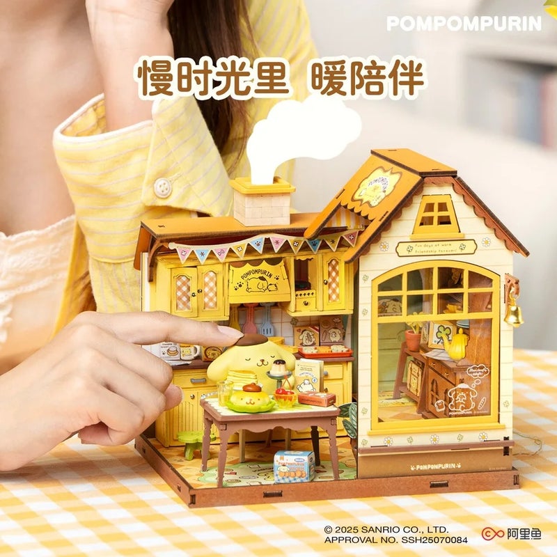 رولايف مجموعة مكعبات بناء Rolife Series Building Blocks Small House Assembly Model Creative Desktop Decoration Children's Gift, DA002 6168628 - Image 5
