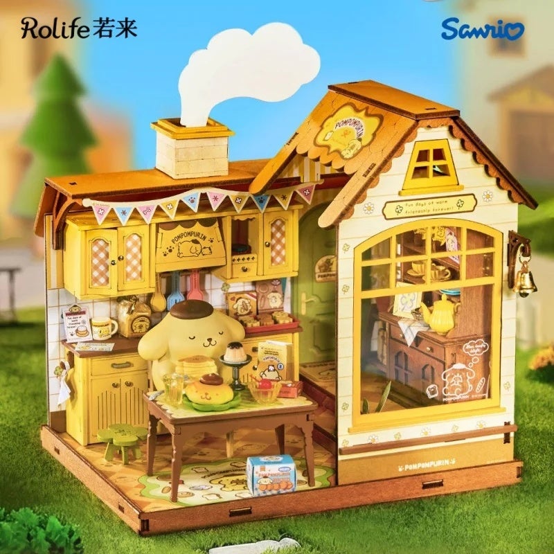رولايف مجموعة مكعبات بناء Rolife Series Building Blocks Small House Assembly Model Creative Desktop Decoration Children's Gift, DA002 6168628 - Image 2