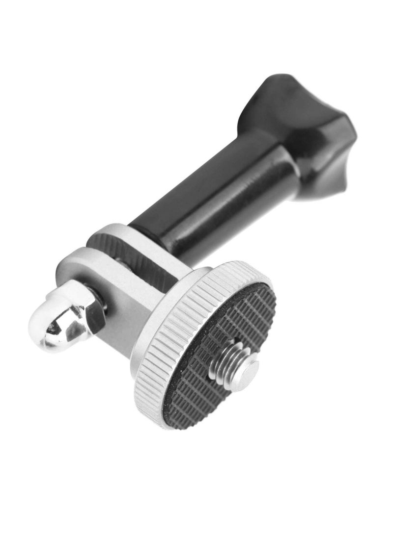 سبائك الألومنيوم قوس الكاميرا تركيب محول تمديد الذراع متوافق مع insta360 واحد X3 / X2 / X ( فضي ) - Image 5