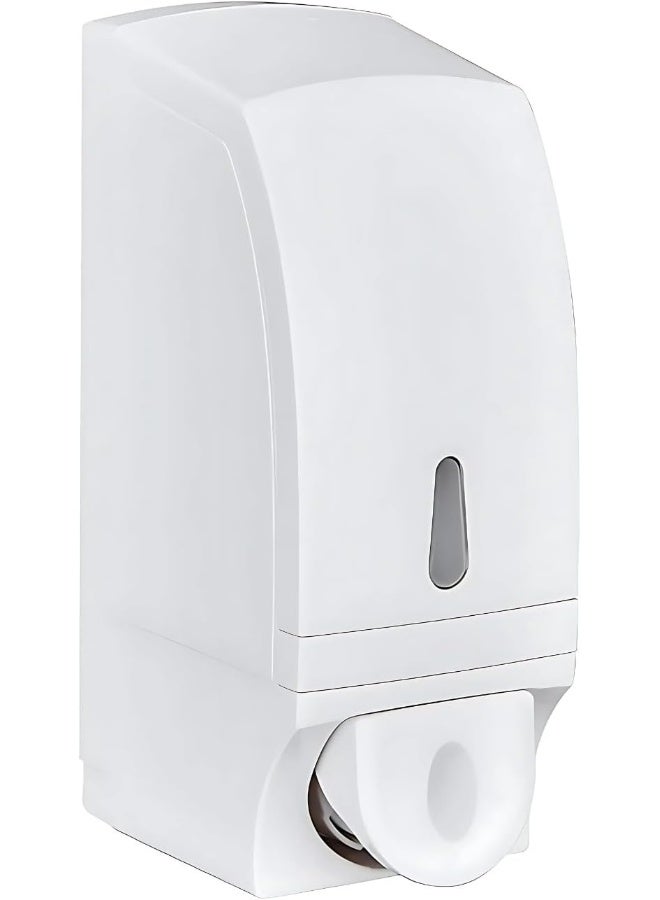 AKC 700ml Wall Mount Foam Soap Dispenser - Manual Push Liquid Hand Sanitizer Dispenser with Lock, Easy Installation, Suitable for Public Spaces - Image 1
