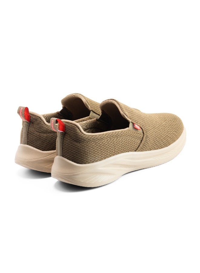 PUCA Casual Shoes For Men Light-Weight, Slip-on, Breathable Thor Olive Beige - Image 3