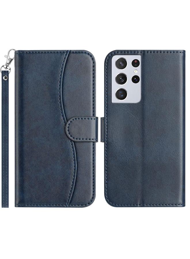 إيروريكس جراب لهاتف Samsung Galaxy S21 Ultra 5G، جراب هاتف جلدي مزدوج الطي على شكل حرف S - Image 1