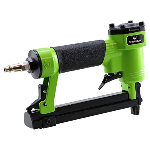 Surebonder Pneumatic 22G Narrow Crown Upholstery Staple Gun with Blow Molded Carrying Case (Air Compressor Needed - Not Included),9615A - Image 4