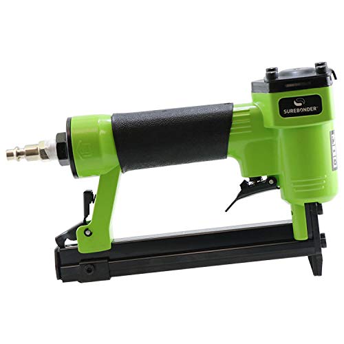 Surebonder Pneumatic 22G Narrow Crown Upholstery Staple Gun with Blow Molded Carrying Case (Air Compressor Needed - Not Included),9615A - Image 2