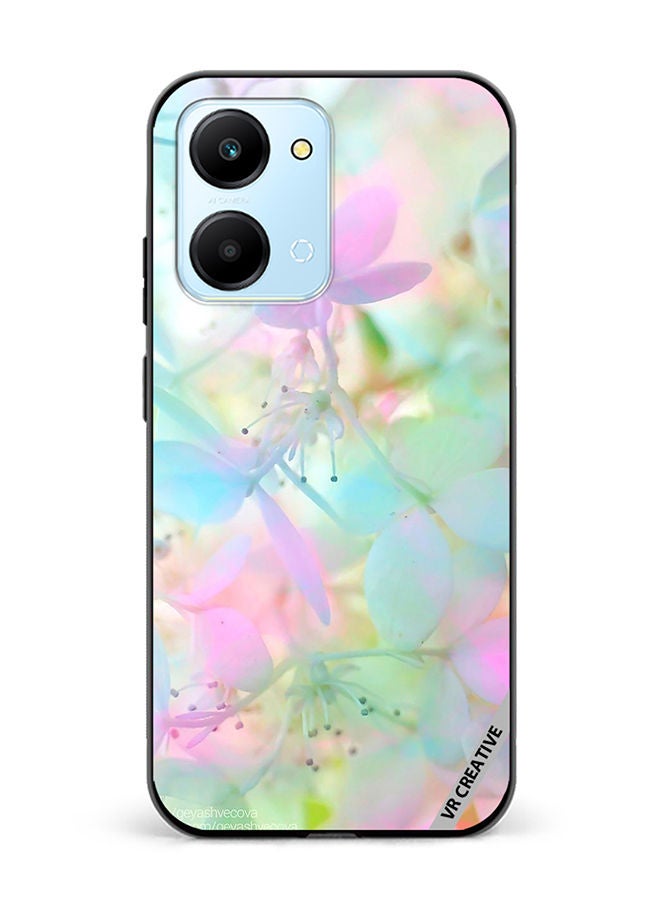 VR CREATIVE Protective Case Cover For Honor Play7T Flower Design Multicolour - Image 1