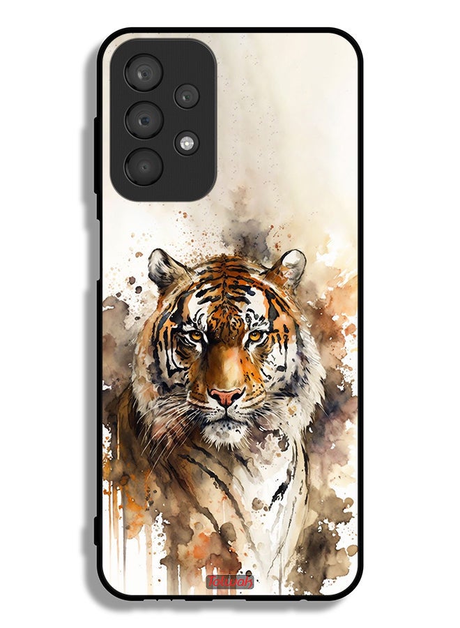 Tolwak Samsung Galaxy A23 4G Protective Case Cover Leopard Abstract Art - Image 1