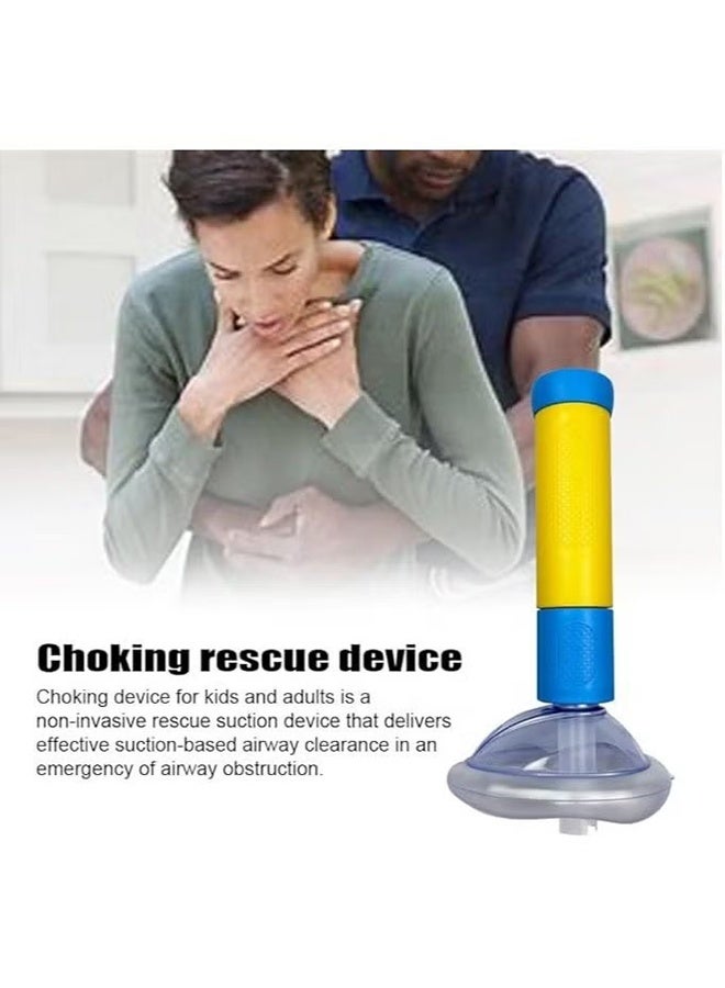 JS Children's and Adult Suffocation Rescue Devices with 1 Large and 1 Small Mask Breathing Trainer, Portable Emergency Suffocation Device Artificial Heart-Lung Device - Image 2