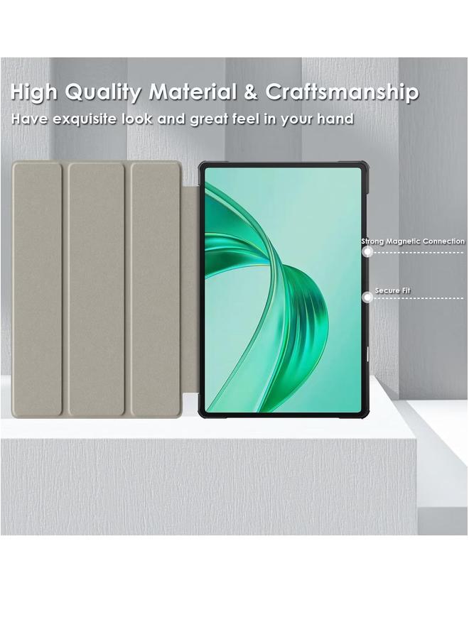 For Honor Pad X8a 11 Inch 2024 Ultra-thin Protective Case with Holder PU Leather for Tablet (Gray) - Image 5