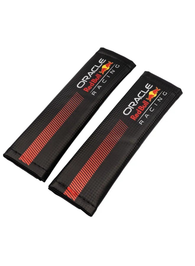ريد بول أوراكل ريسينغ وسادات كتف من ألياف الكربون أسود وأحمر 31 × 4 × 15 سم RBSHP001BR - Image 2