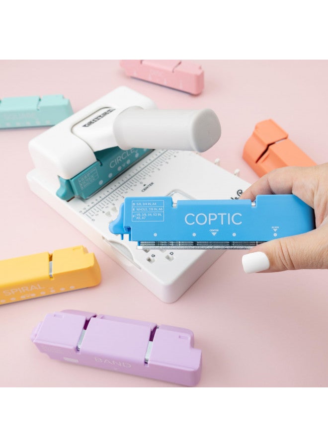 We R Memory Keepers مجموعة وي آر ميموري كيبرز مالتي سينش (2 في 1 دائرة وقرص) فنون ربط الكتب والحرف اليدوية والخياطة والتدوين وصنع البطاقات والطباعة وصناعة الورق للمكتب والمنزل وآلة لصق البطاقات - Image 4