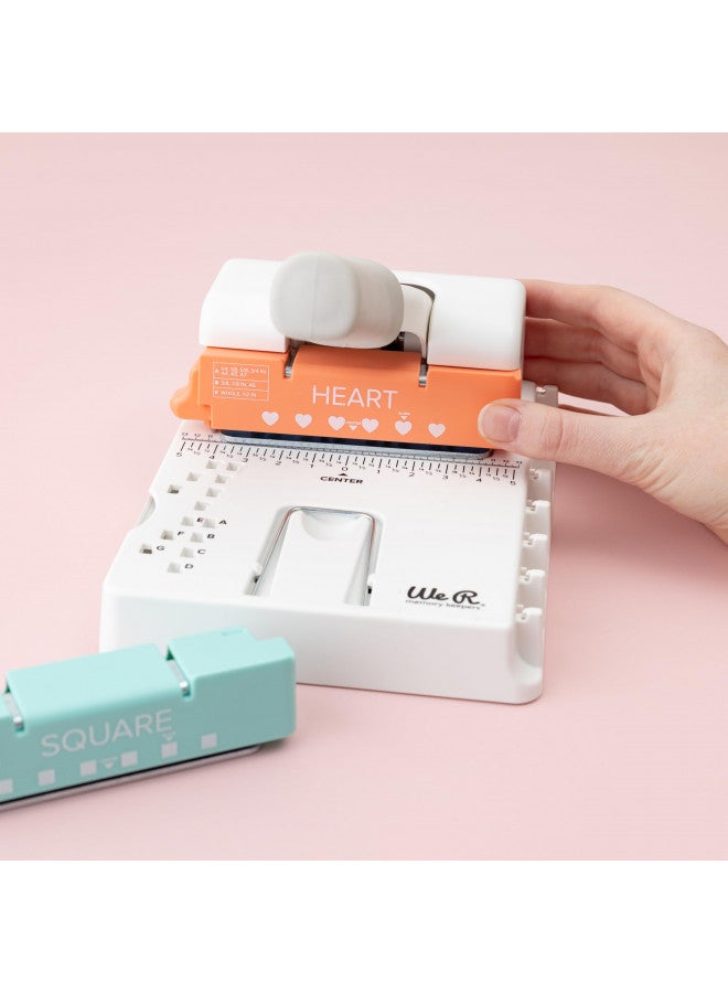 We R Memory Keepers مجموعة وي آر ميموري كيبرز مالتي سينش (2 في 1 دائرة وقرص) فنون ربط الكتب والحرف اليدوية والخياطة والتدوين وصنع البطاقات والطباعة وصناعة الورق للمكتب والمنزل وآلة لصق البطاقات - Image 5