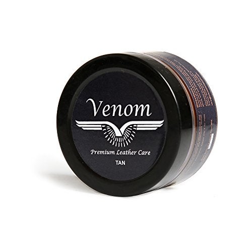 Venom High Gloss Leather Shoe Cream Smooth Shoes Cream Polish Long-Lasting Boot Shine Loafers,Purse, Belt,Jacket Shoe Polish for Stain and Dirt Remover, Shining All Muti -Tan Colors (Pack of 1) - Image 2