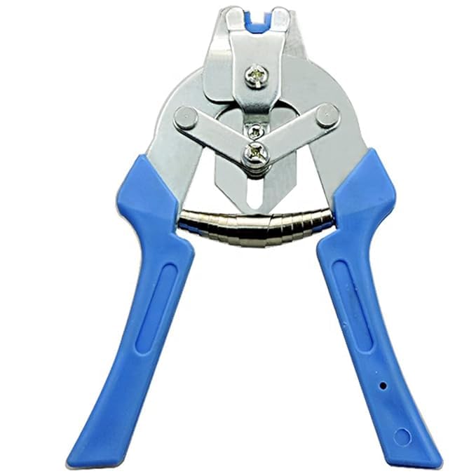 SUNBEET طقم كماشة حلقة الأظافر من النوع M مع 1800 قطعة من حلقات الخنزير من سبائك الزنك المتعددة الاستخدامات لتثبيت السياج وتركيب التنجيد ومجموعة كماشة حلقة السلك لقفص الحيوانات الخنزير - Image 3