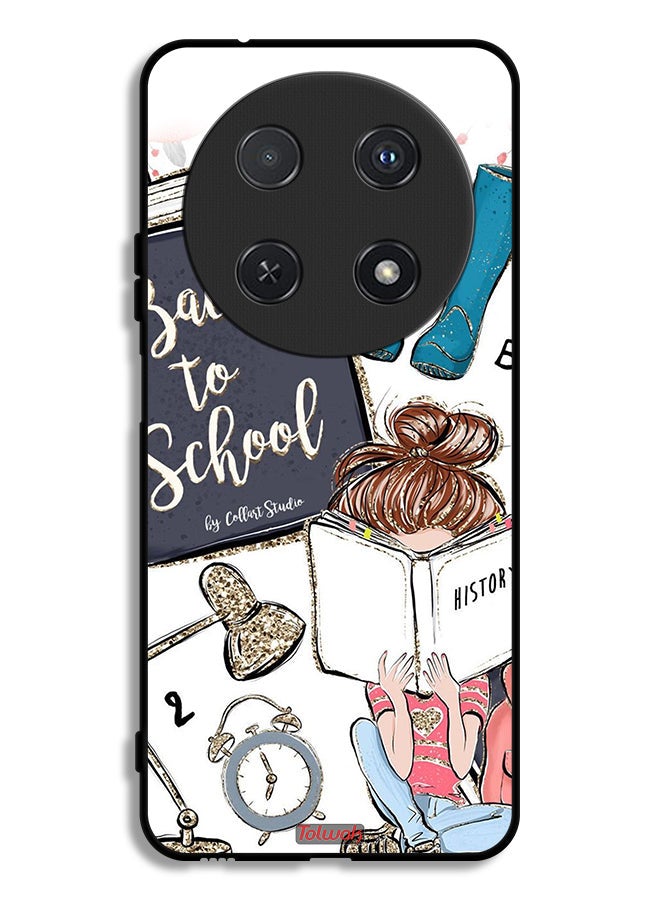 Tolwak Huawei nova 12i Protective Case Cover Back To School Girl Reading History - Image 1