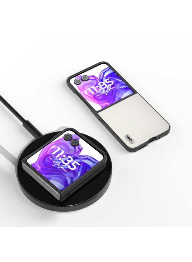 S-TOP Case For Motorola Razr 50 Ultra ABEEL Genuine Leather Elegant Phone Case - Image 4