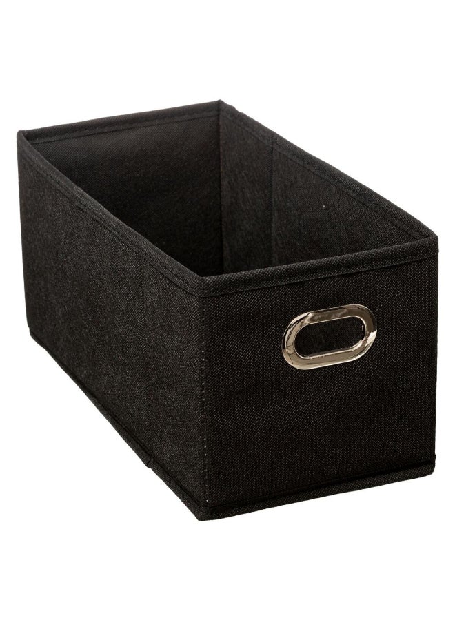 Five Simply Smart High-Quality and Durable Storage Box Black 15 x 31cm 160384J - Image 1