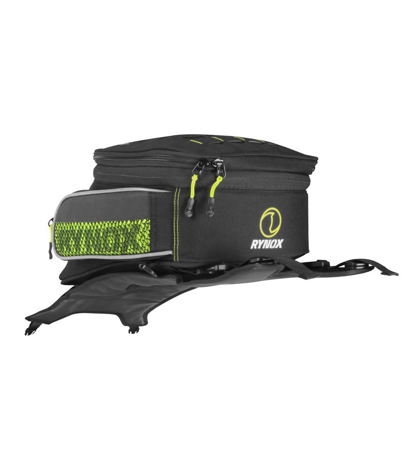 Rynox Polyester Navigator Tank Bag 15L - Motorcycle Tank Bag | Strap And Harness Based Mounting | External Rain Cover | Internal Dry Bag | Purpose-Built For Adv Motorcycles | Invista Cordura Shell - Image 2