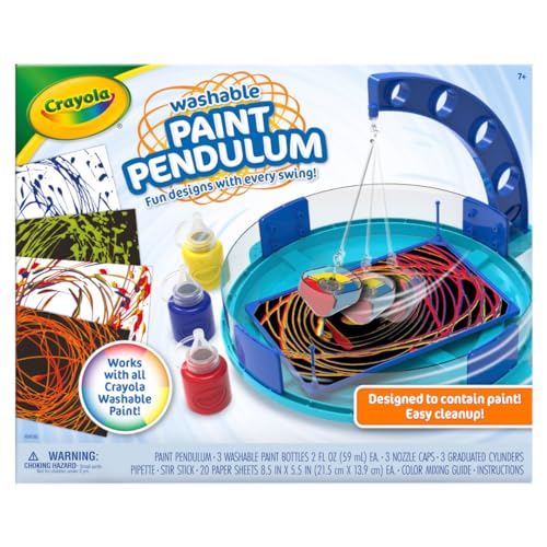 Crayola Paint Pendulum (30pcs), Washable Paint Kit, Kids Arts & Crafts, Art Toys for Girls & Boys, Gift for Kids, Ages 7+ - Image 2