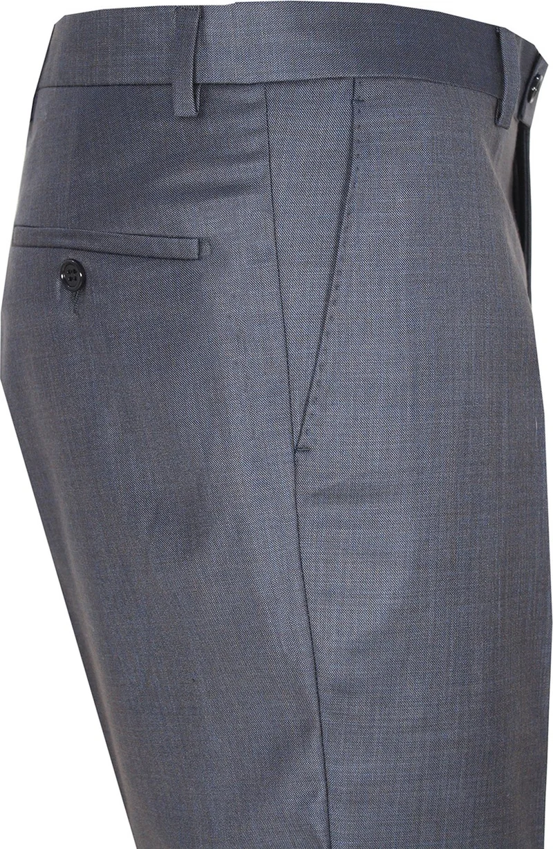 Varetta Men's Multicolored Polyviscon Fabric Trousers