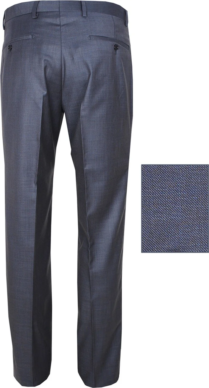 Varetta Men's Multicolored Polyviscon Fabric Trousers