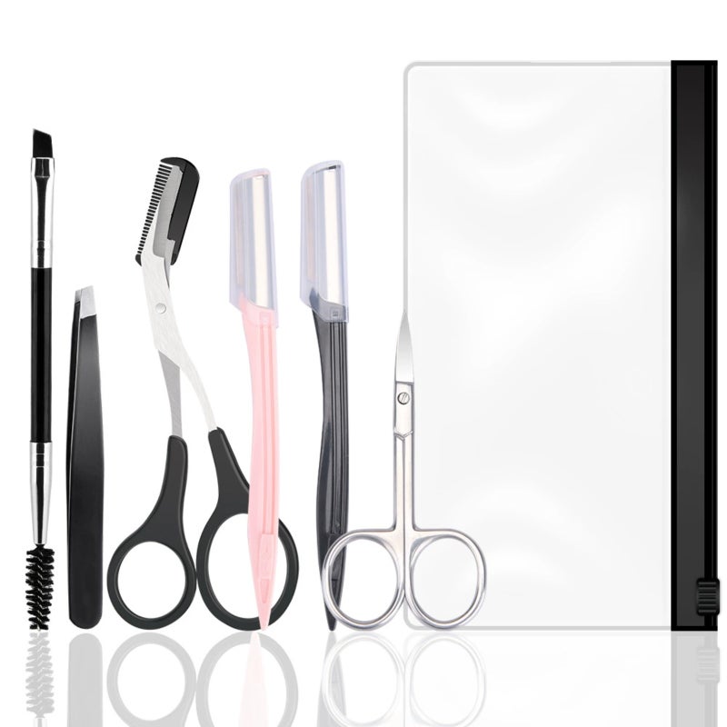 Eyelash clipper, eyebrow trimmer tool   black