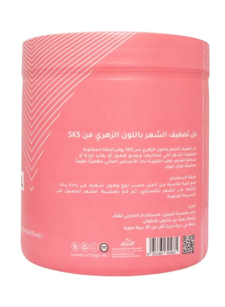 SK5 COSMETICS Pink Hair Styling Gel 1000ml - Image 2