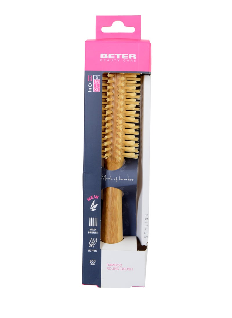 BETER - Bamwood Collection Round brush with nylon bristles - Image 1