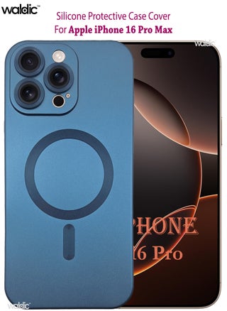 Apple iPhone 16 Pro Max Premium Case | Premium Silicone  Case Cover Designed for Apple iPhone 16 Pro Max | Apple iPhone 16 Pro Max Case Camera and Drop Protection Thin Protective Back Cover Case for Apple iPhone 16 Pro Max - Blue - pzsku/ZFFA0E4C59E1DDA820E85Z/45/_/1737301954/fafb40dd-756b-4440-8e7d-7bac6e42bbbc