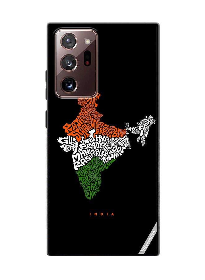 VR CREATIVE Protective Case Cover For Samsung Galaxy Note20 Ultra 5G India Map With All Indian States Name Design Multicolour - Image 1