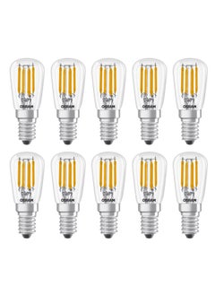 Osram Osram E14 LED T26  Filament Clear 2.8W 827 300° beam angle Warm White, 250lm - Pack of 10  - Image 1