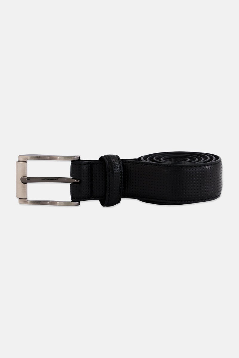 Kids Boy Leather Belt, Black