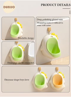 DUNISO Wall Mounted Baby Training Urinal, Portable Potty  Bathroom Trainer Standing Trainer for Baby Portable Emergency Urinal  for Boys Pee Training Tool  - Image 2