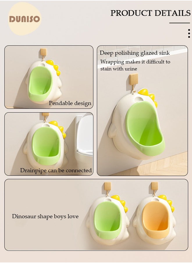 DUNISO Wall Mounted Baby Training Urinal, Portable Potty  Bathroom Trainer Standing Trainer for Baby Portable Emergency Urinal  for Boys Pee Training Tool  - Image 2