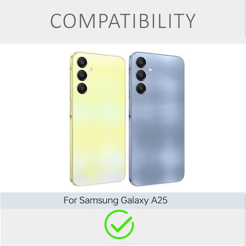 UltiUnison غطاء هاتف سيليكون لـ Samsung Galaxy A25 5G، غطاء حماية سيليكون ناعم ورقيق مع بطانة من الألياف الدقيقة، غطاء هاتف مقاوم للصدمات لـ Samsung Galaxy A25 5G (وردي) - Image 2