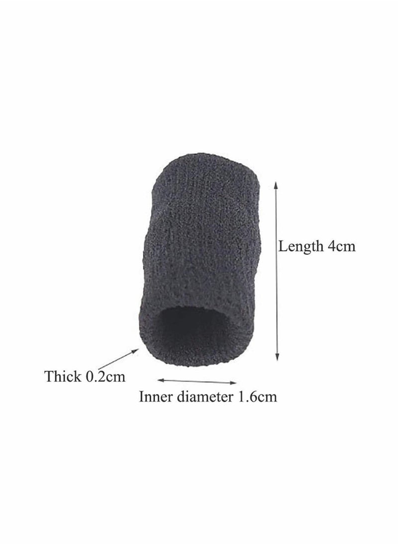Generic - 10x Finger Protector Sleeve, Arthritis Stretchy Support Sports Aid - Basketball Finger Guard - Image 1