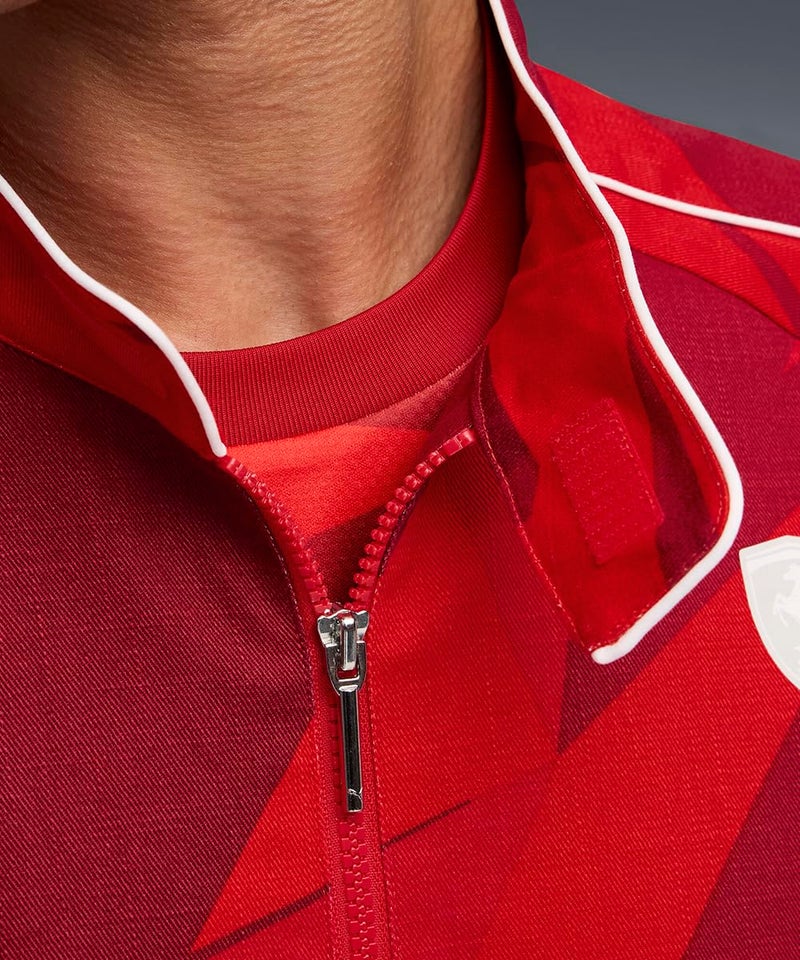 Puma | Ferrari 20 Years Men's T7 Padded Jacket | Rosso Corsa | M - Image 5