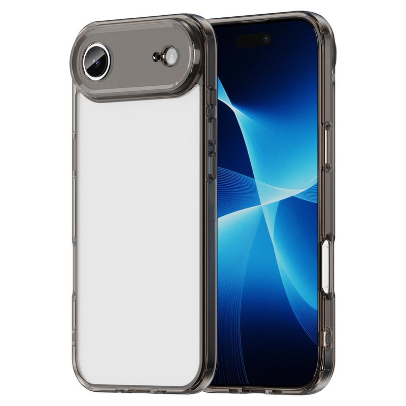 erorex For iPhone Air PC Hybrid TPU Airbag Shockproof Phone Case(Transparent Black) - Image 1