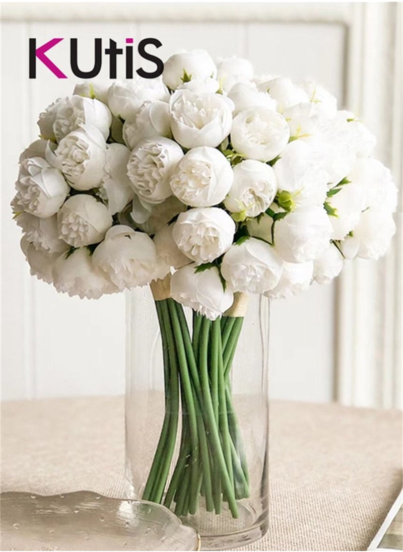 Kutis - 1 Bunch of Artificial Decorative Flowers Wedding Home Decoration 18 x 28 cm - Image 1