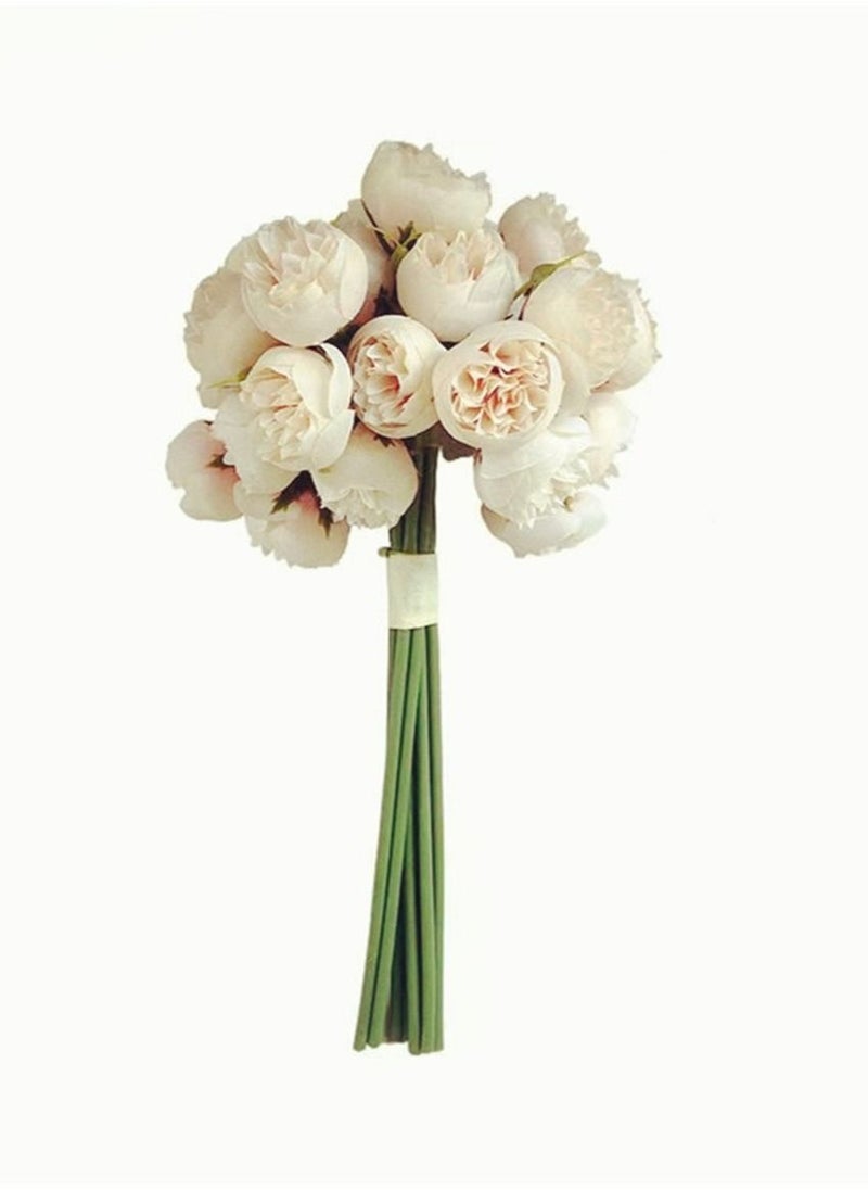 Kutis - 1 Bunch of Artificial Decorative Flowers Wedding Home Decoration 18 x 28 cm - Image 1