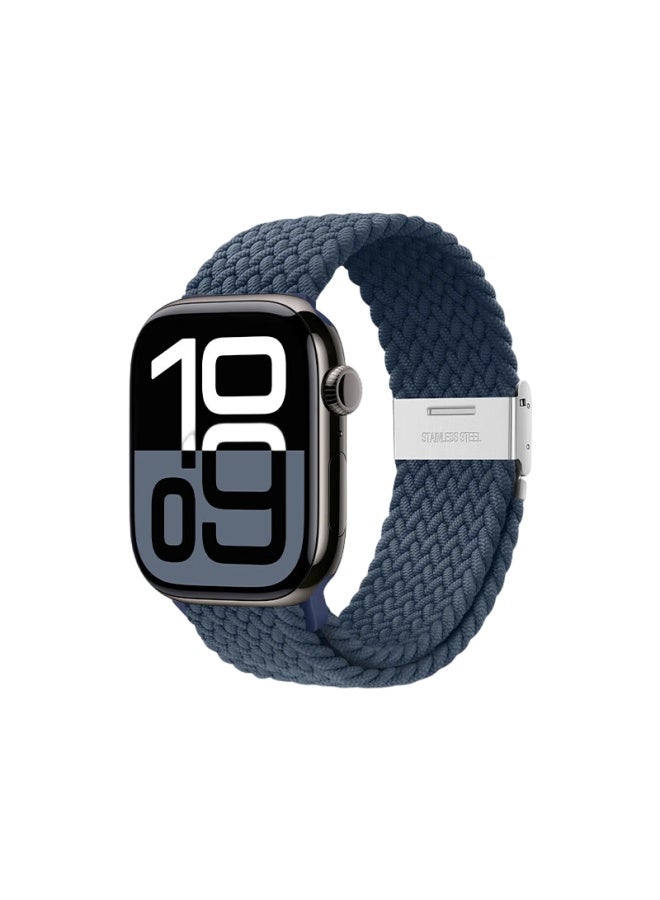Bho Suitable For Apple Watch Band, Apple Watch S10/ultra2/s9/se Nylon Braided Loop Strap, Iwatch S8/7/6/5/4 Buckle Watch Band - Image 1